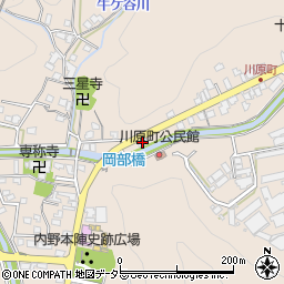 静岡県藤枝市岡部町岡部1116周辺の地図