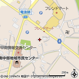 滋賀県甲賀市甲南町竜法師640周辺の地図