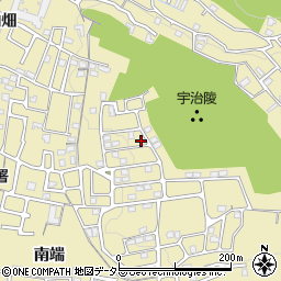 京都府宇治市木幡南山12-44周辺の地図