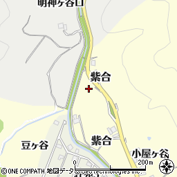 兵庫県川辺郡猪名川町紫合井口周辺の地図