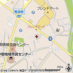 滋賀県甲賀市甲南町竜法師643周辺の地図