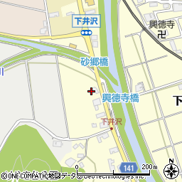 兵庫県三田市下井沢286周辺の地図
