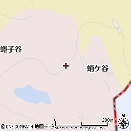 京都府宇治市二尾蜷子谷周辺の地図