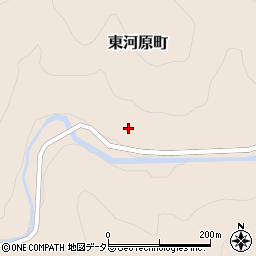 愛知県岡崎市東河原町戸沢周辺の地図