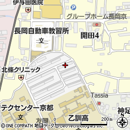 長岡天神竹の台団地Ｃ１周辺の地図