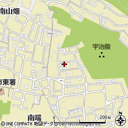 京都府宇治市木幡南山12-36周辺の地図