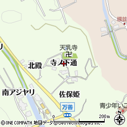 兵庫県川辺郡猪名川町万善寺ノ下通周辺の地図