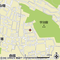 京都府宇治市木幡南山12-38周辺の地図