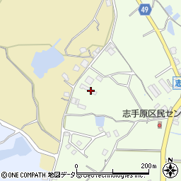 兵庫県三田市志手原861-1周辺の地図