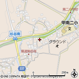 滋賀県甲賀市甲南町杉谷2035周辺の地図