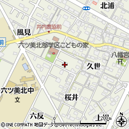 愛知県岡崎市井内町久世101-2周辺の地図