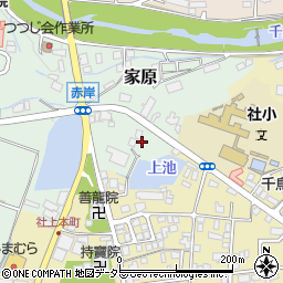 兵庫県加東市家原7周辺の地図