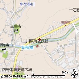 静岡県藤枝市岡部町岡部1112周辺の地図