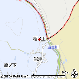 兵庫県宝塚市大原野栢ノ上周辺の地図