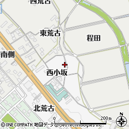 愛知県岡崎市藤川町西小坂32周辺の地図