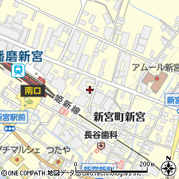 兵庫県たつの市新宮町新宮周辺の地図
