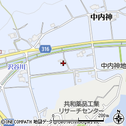 兵庫県三田市中内神398周辺の地図