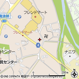 滋賀県甲賀市甲南町竜法師356周辺の地図