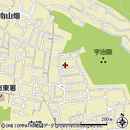 京都府宇治市木幡南山12-32周辺の地図