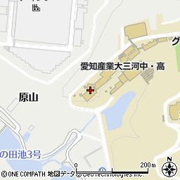 愛知産業大学三河中学校周辺の地図