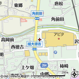 愛知県知多郡阿久比町椋岡徳吉周辺の地図