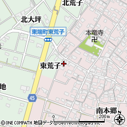 愛知県安城市和泉町南本郷175周辺の地図