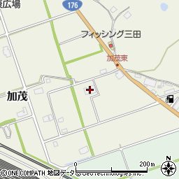 兵庫県三田市加茂169周辺の地図