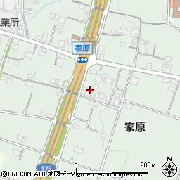 兵庫県加東市家原274周辺の地図