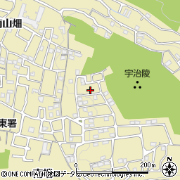 京都府宇治市木幡南山12-33周辺の地図