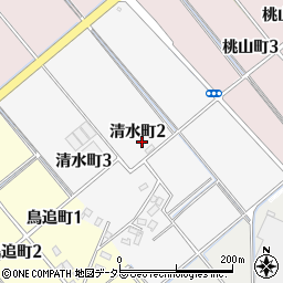 愛知県碧南市清水町周辺の地図