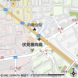 伏見警察署向島交番周辺の地図