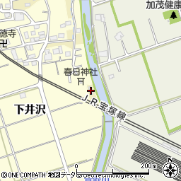 兵庫県三田市上井沢181周辺の地図