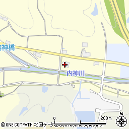 兵庫県三田市上内神42周辺の地図