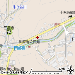 静岡県藤枝市岡部町岡部1106周辺の地図