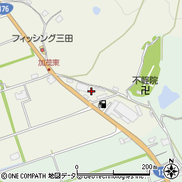 兵庫県三田市加茂213周辺の地図