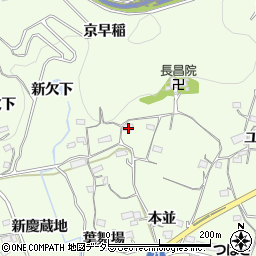 愛知県新城市矢部本並3-3周辺の地図
