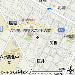 愛知県岡崎市井内町久世101-14周辺の地図