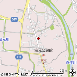 兵庫県姫路市夢前町菅生澗1063周辺の地図