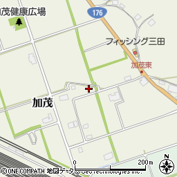 兵庫県三田市加茂128周辺の地図