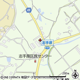 兵庫県三田市志手原846周辺の地図