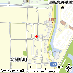 京都府京都市伏見区淀樋爪町107-6周辺の地図