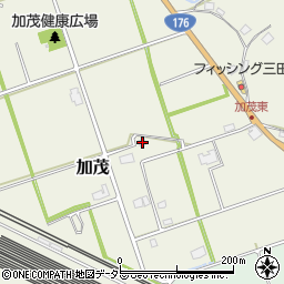 兵庫県三田市加茂126周辺の地図