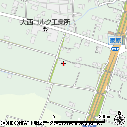 兵庫県加東市家原443周辺の地図