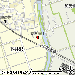 兵庫県三田市下井沢1周辺の地図