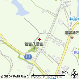 兵庫県加東市黒谷周辺の地図