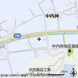 兵庫県三田市中内神427周辺の地図