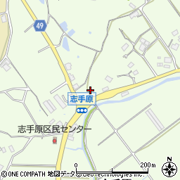 兵庫県三田市志手原375周辺の地図