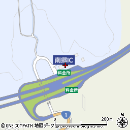 西日本高速道路株式会社関西支社　南郷料金所周辺の地図