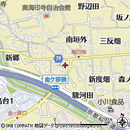 京都府長岡京市奥海印寺火ノ尾53周辺の地図