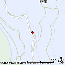 静岡県浜松市天竜区芦窪197周辺の地図